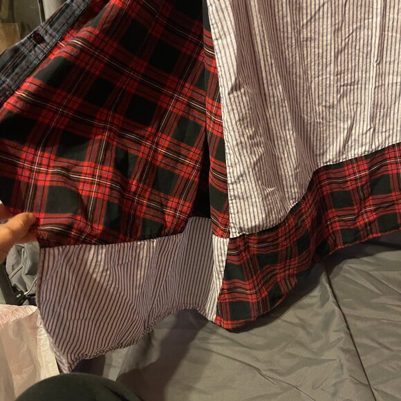 Womens ZARA Premium Collection, Asymmetrical Button-Up Blouse - Picture 7 of 9